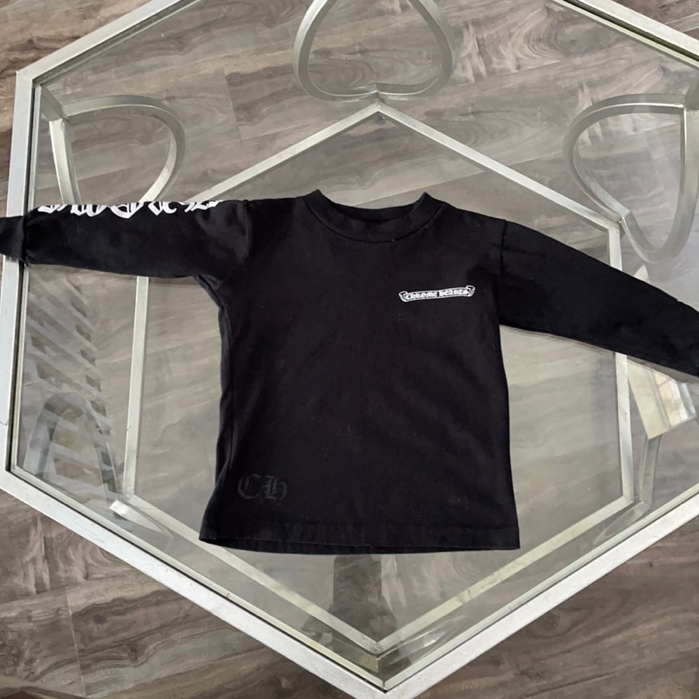 Chrome Hearts Black long sleeve shirt. Size 6mnths